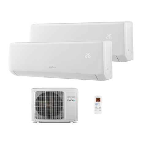 Aire Acondicionado Multisplit 2x1 Free Max Artic DSM-9U2KDT-4 UE18 Aire Acondicionado Multisplit 2x1 Free Max Artic DSM-9U2KDT-4 UE18: 2.322 + 2.322 frigorías con WiFi incluido
